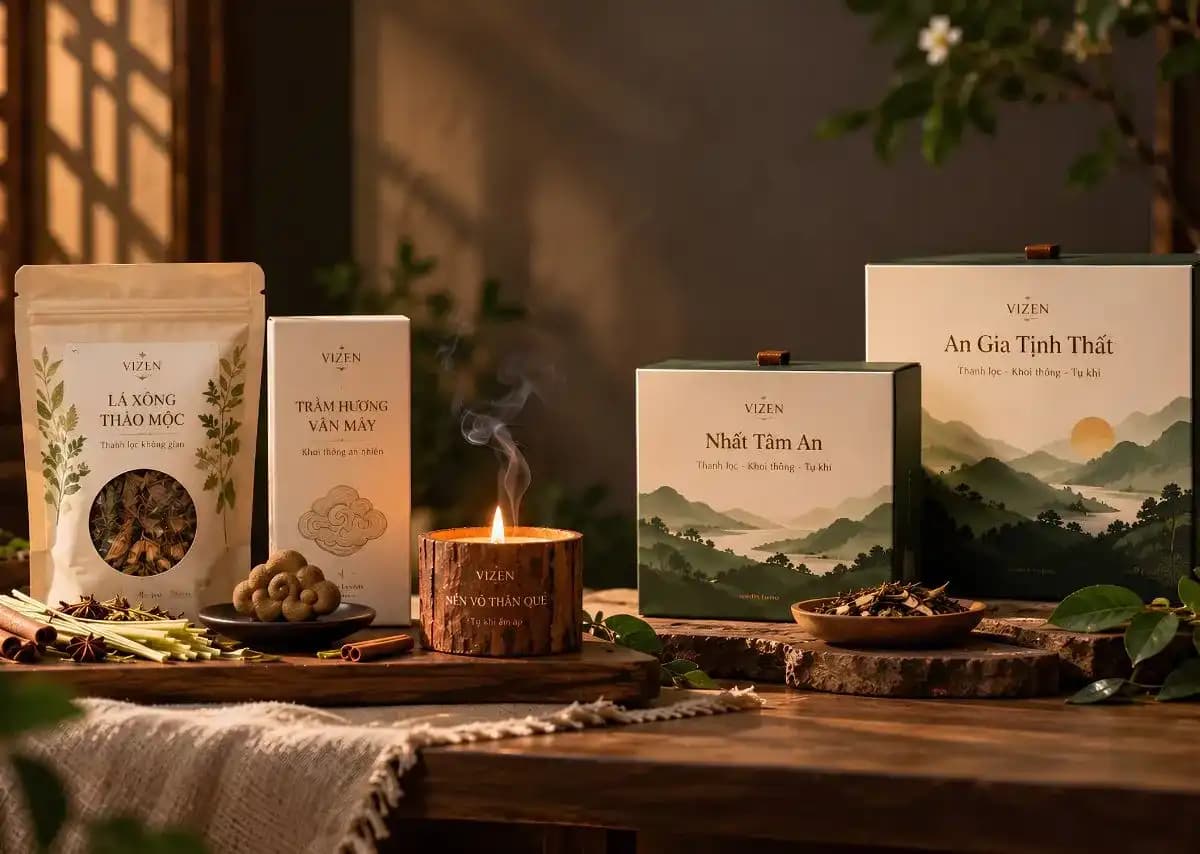 Bộ xông nhà VIZEN nên mua lẻ hay mua combo?