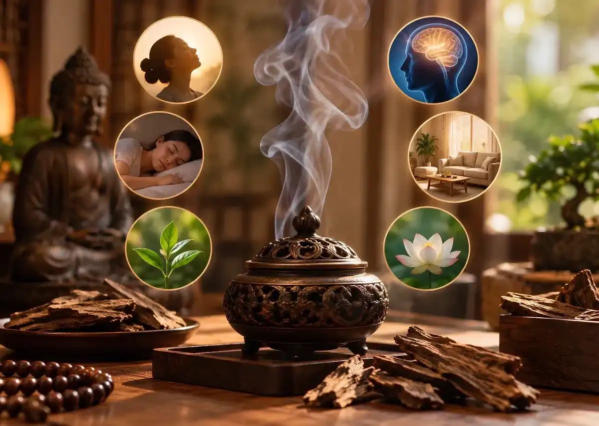 Xông trầm hương có tác dụng gì? Cách khơi thông không gian sau khi thanh lọc