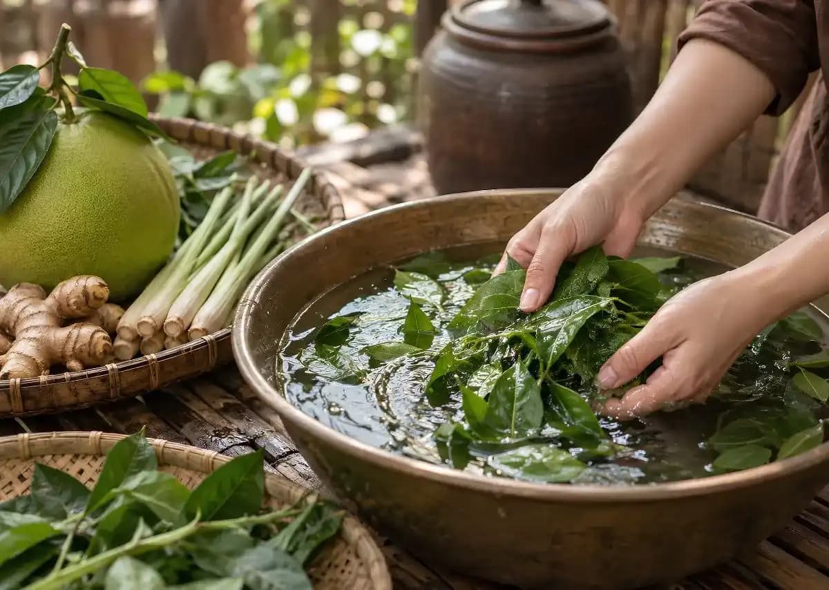 Thảo mộc xông nhà dạng khô có gì khác so với lá tươi? 